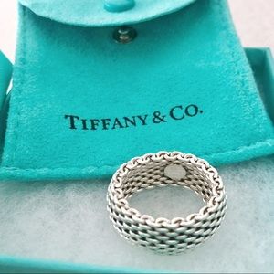 **SOLD** Tiffany Mesh Ring, Size 6